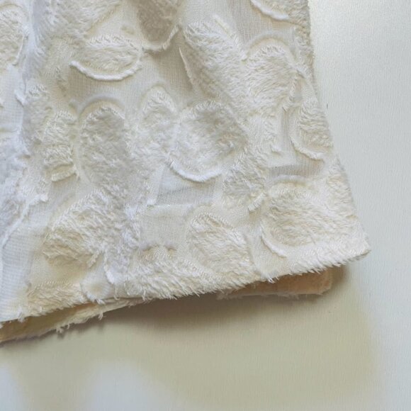 NWT Banana Republic Dress Floral Asymmetrical Fit Flare Wedding Party Texture 2 - Picture 6 of 12